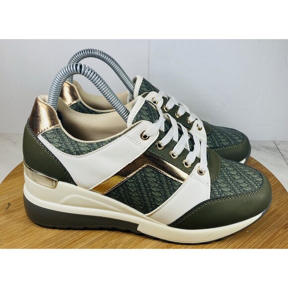 Fashion Wedge Sneaker Size 38 US7-7.5 New - Picture 2 of 6